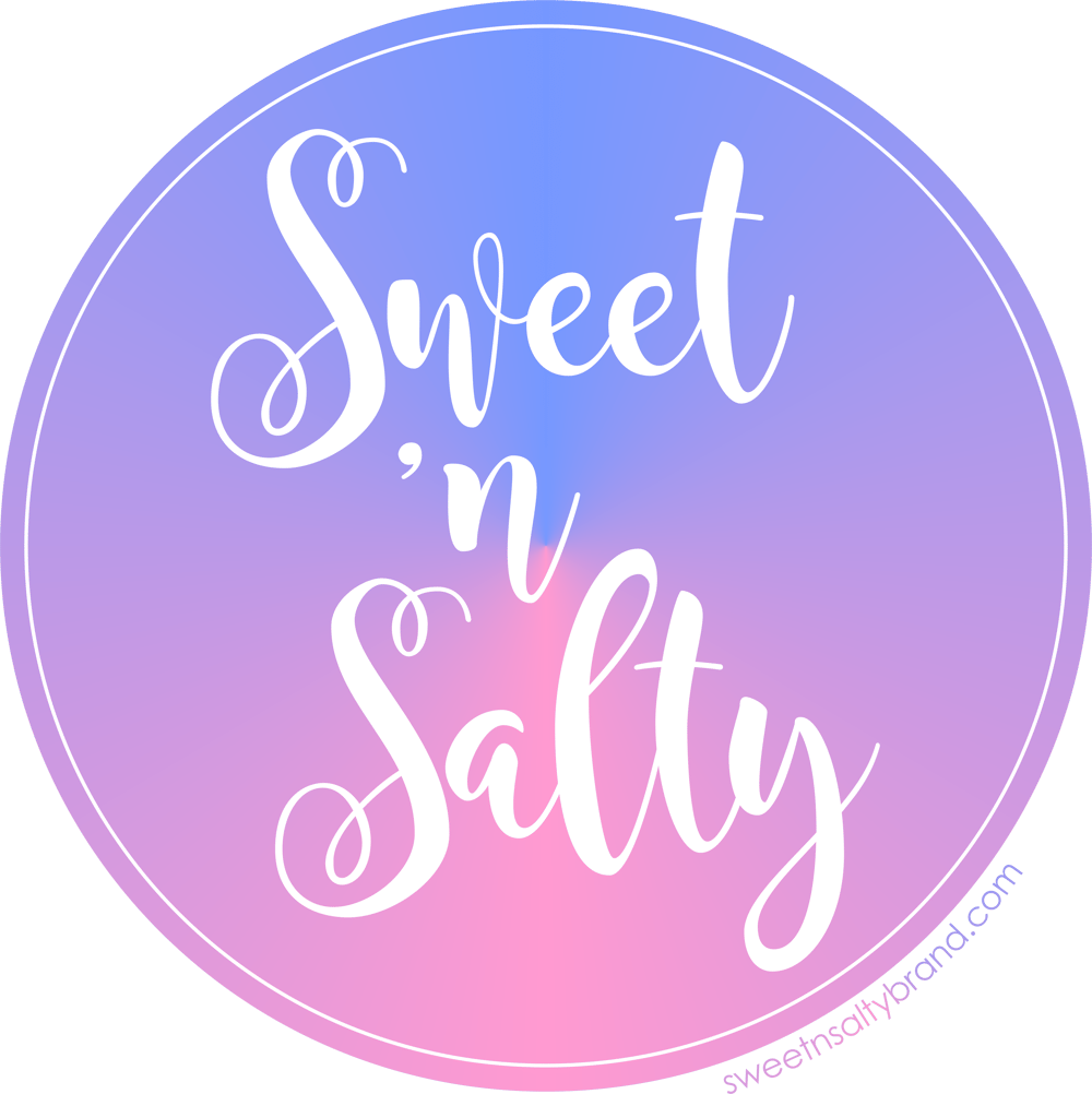 Image of Sweet 'n Salty Stickers (4.0 inch circle)