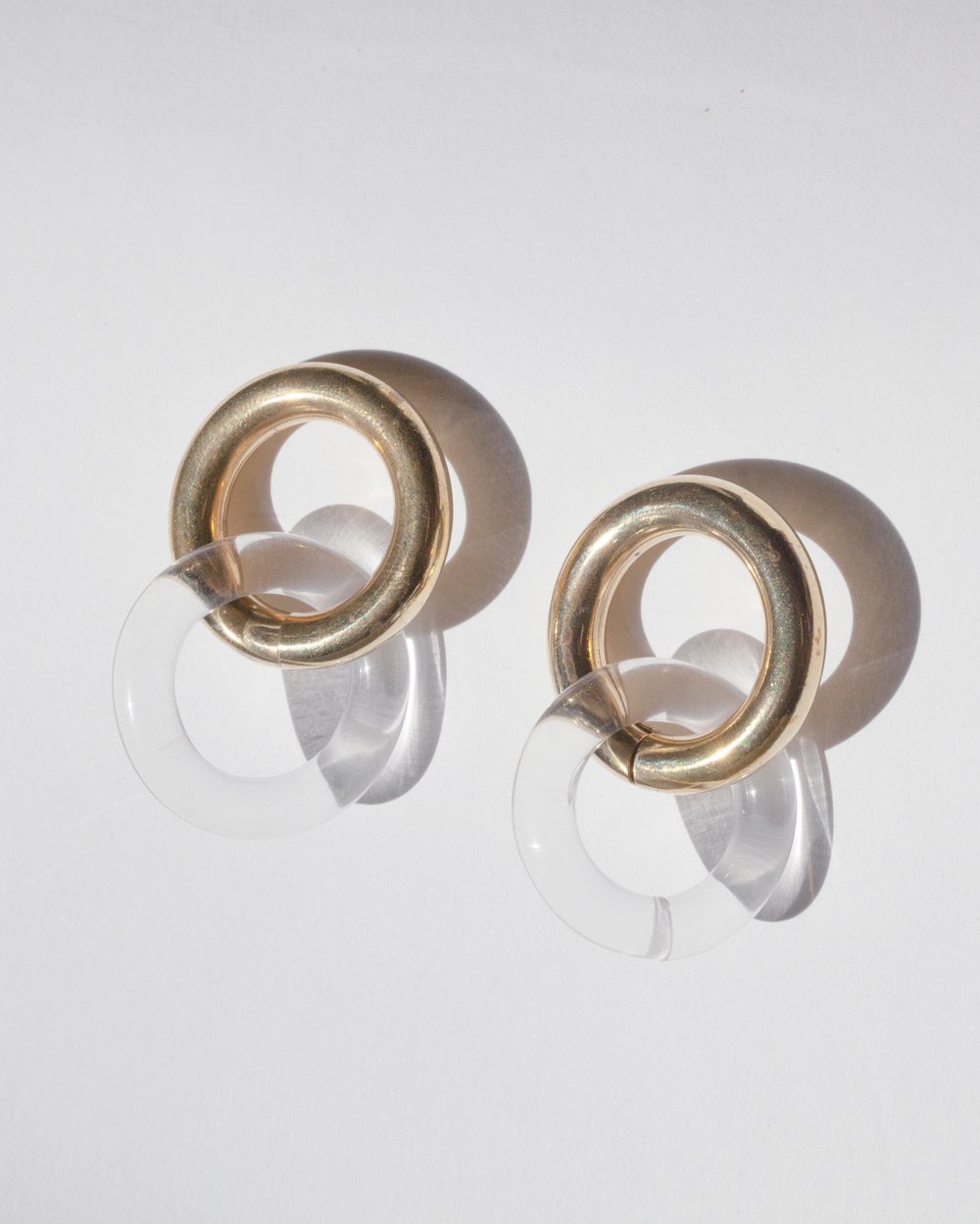 Image of Double Link Earrings