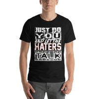 Image 3 of Haters Talk T-Shirt Black