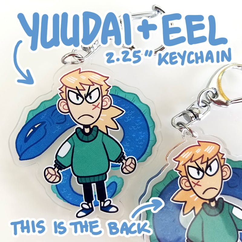 Image of Yuudai + Eel keychain