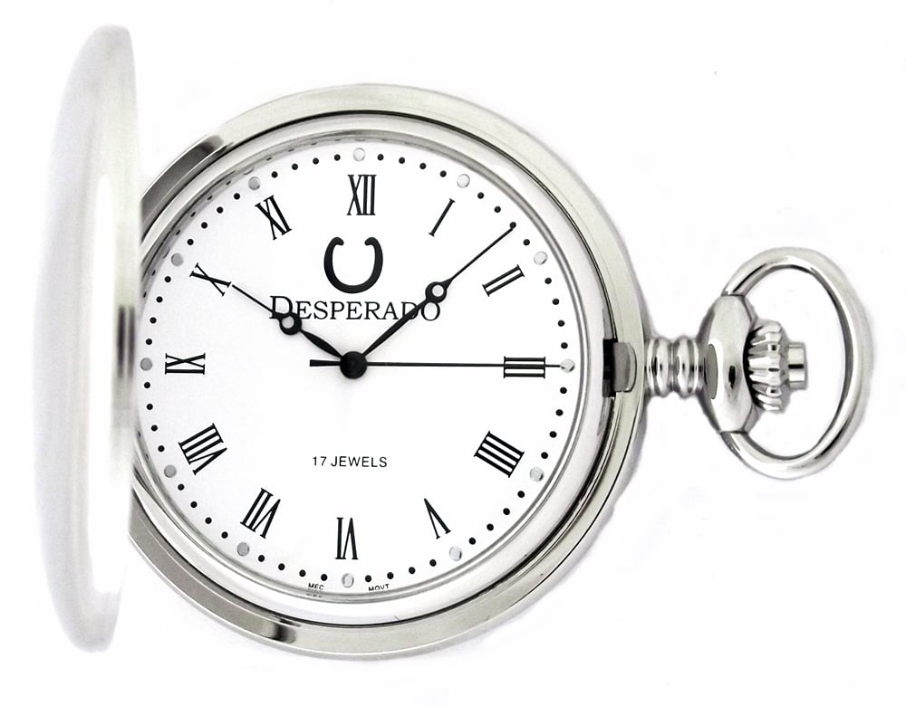 Desperado 731W “Rio Grande” Wind Up Mechanical Pocket Watch Desperado