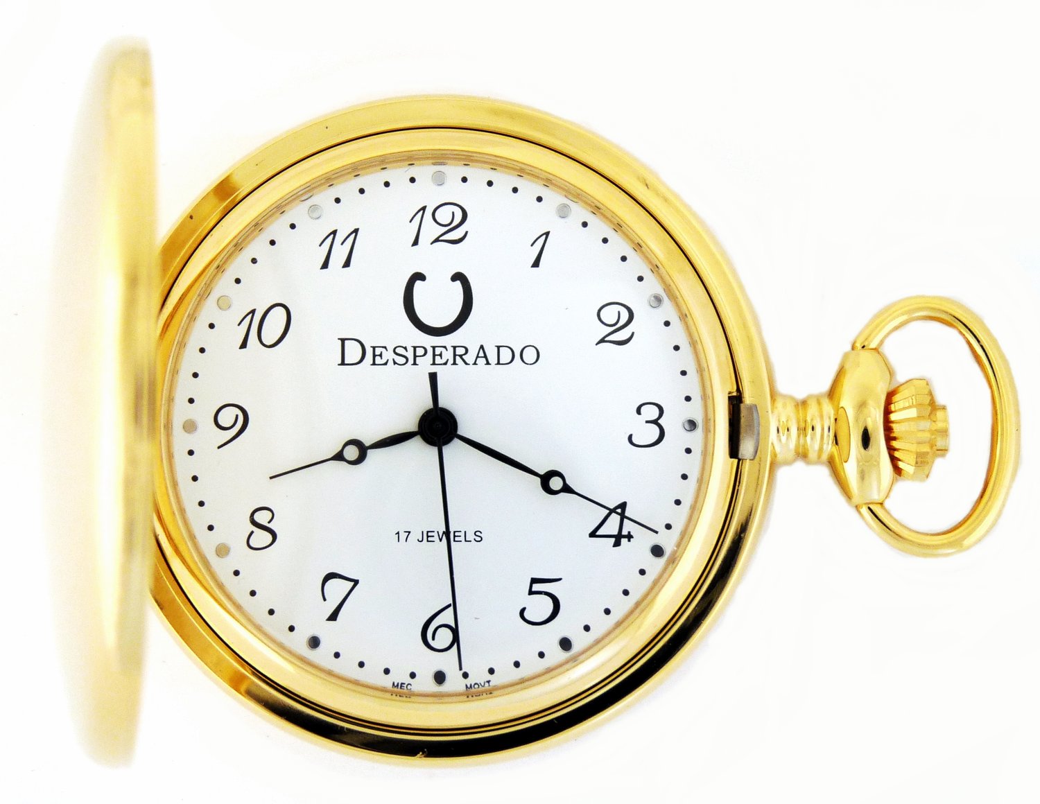 Image of Desperado 730G “Santa Fe” Wind Up Mechanical Pocket Watch