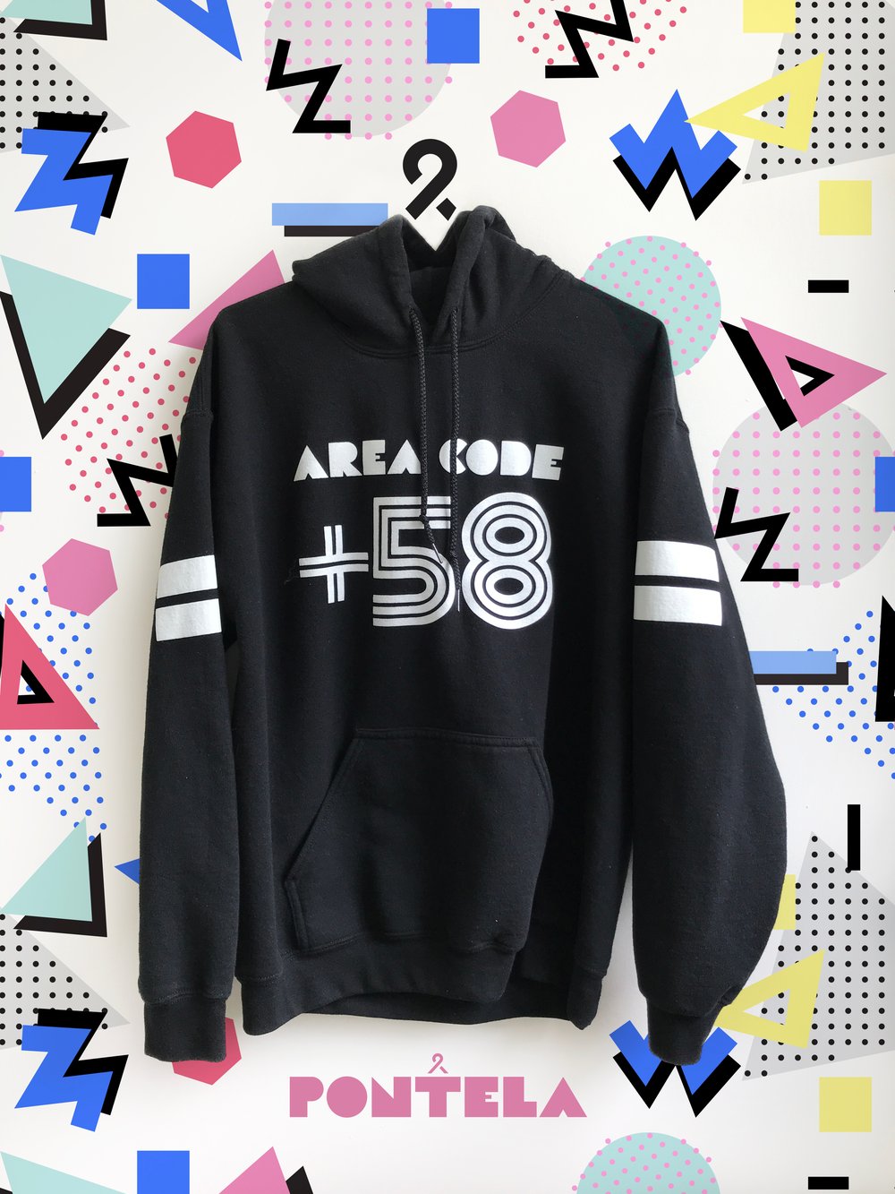 Image of +58 Hoodie / Black