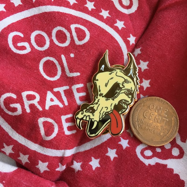 Image of Eternal Wolfie (A Tribute) Pin