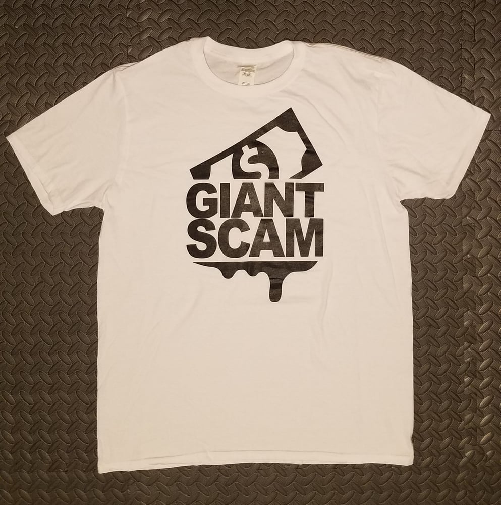 Image of Giant Scam Drip Shirt - White