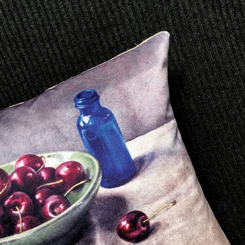 Image of Velvet Cherries Cushion