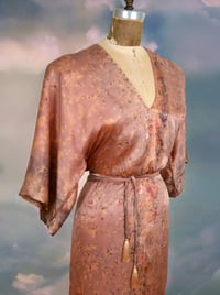 Image 1 of Rose Kimono Wrap dress