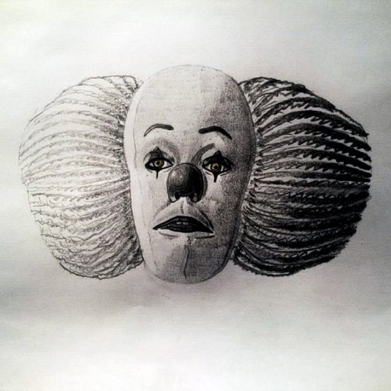 Image of Pennywise Original Drawing