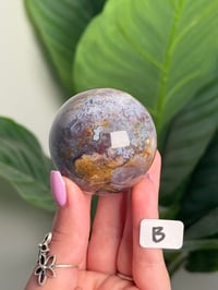Image 2 of CHOOSE YOUR OWN MOSS AGATE SPHERE -INDIA- LOT 2
