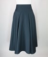 POLISHED COTTON High Waist Suzanna Skirt