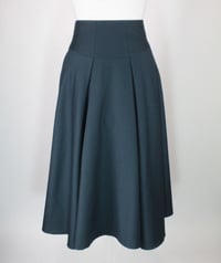 Image 2 of POLISHED COTTON High Waist Suzanna Skirt