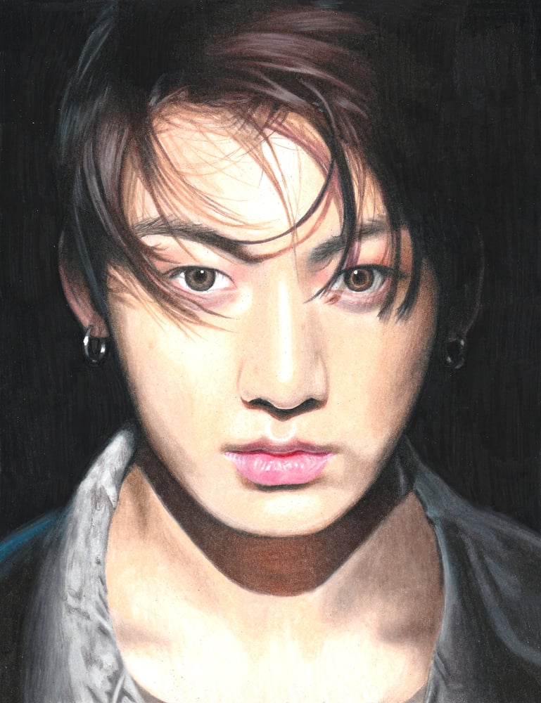 Thenoosh Jungkook Fake Love Print