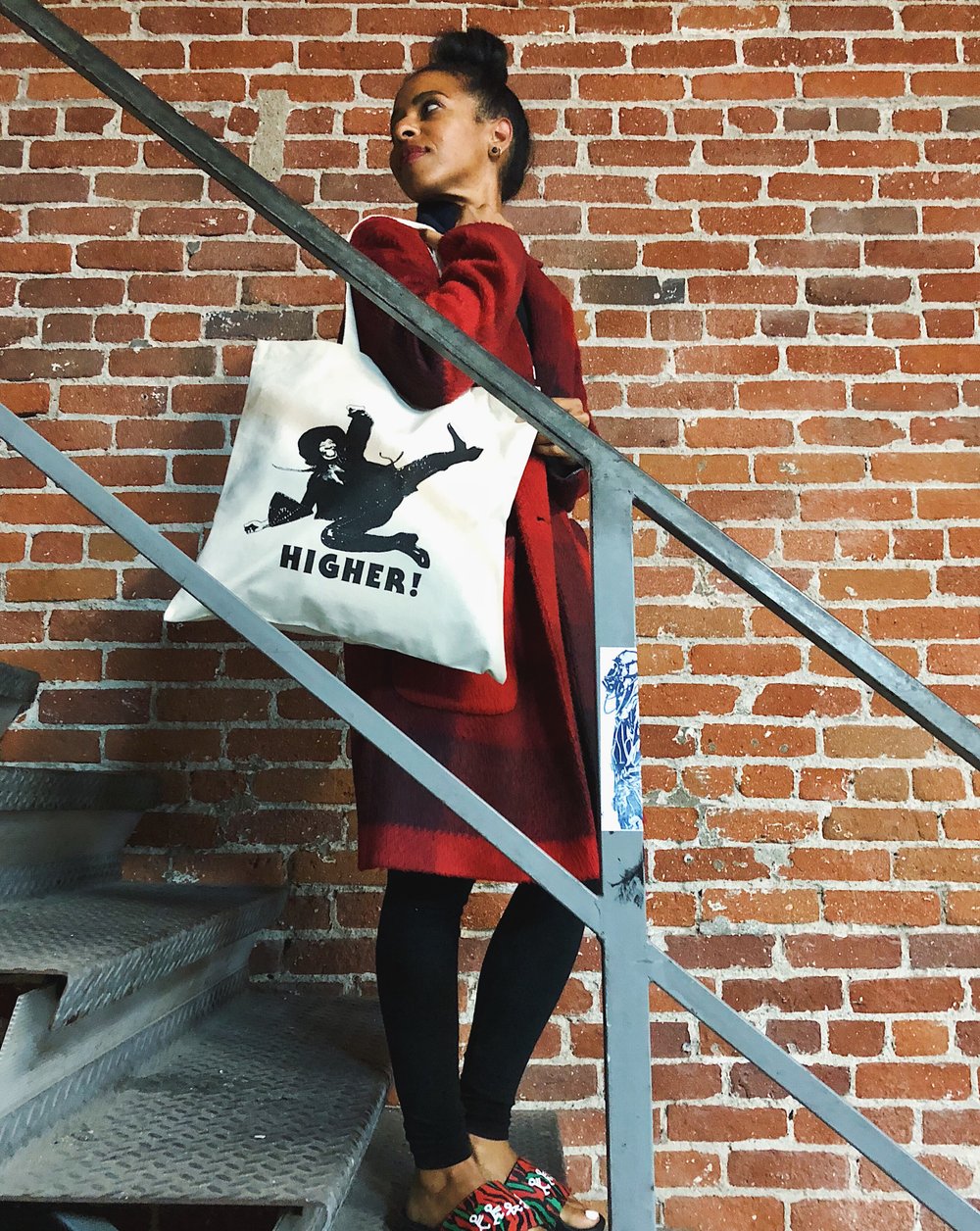 Image of Sly Stone Higher! Natural Tote