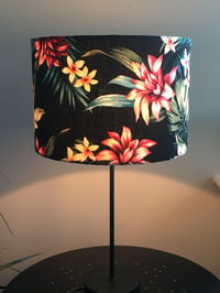 Image of Small Island Paradise Barkcloth Shade 30cm