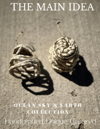 Image 2 of "Ọ̀wọ̀" Basket Rattan Earrings