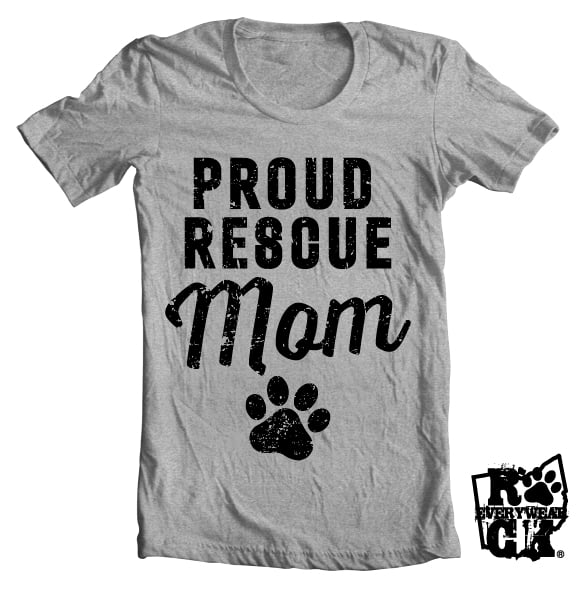 Image of Proud Rescue Mom - Unisex Crew