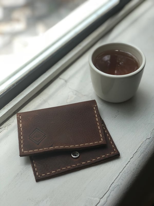 Image of Brown Minimalist Bifold Wallet