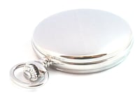Image 4 of Desperado 739W “Roosevelt” Chrome Plated Swiss Quartz Pocket Watch