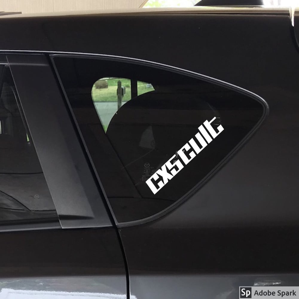 Image of CX5Cult Decal White