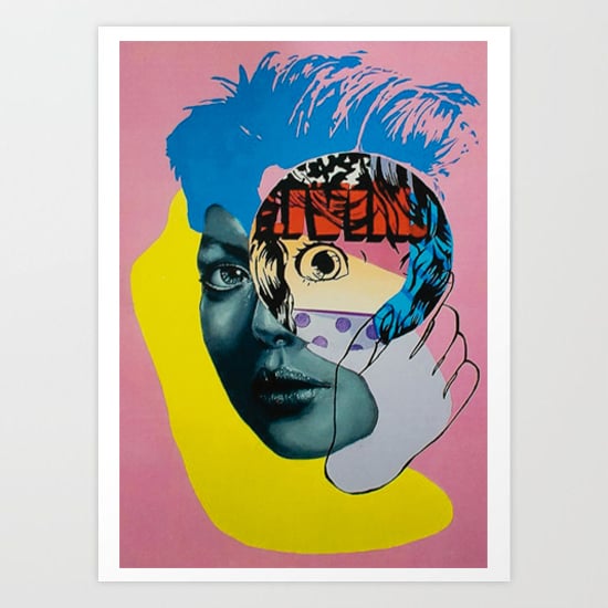 Image of Mauve Maverick A5 Giclee Print