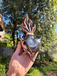 Mini chrome spike sacred heart
