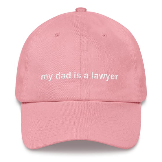 Image of privilege 3.0 dad hat (pink)