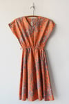 Image of SOLD Floating Leaves Comfy Cotton Dress