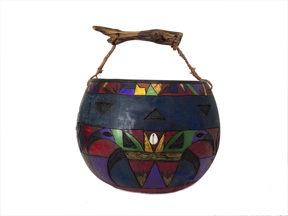 Image of Gourd Mask Basket