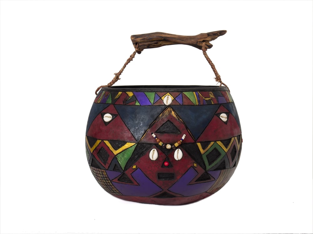Image of Gourd Mask Basket