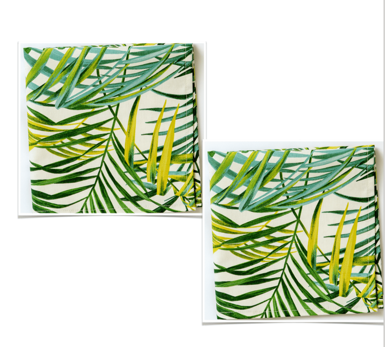 Image of 2 Tovaglioli Palm - 2 Palm napkins