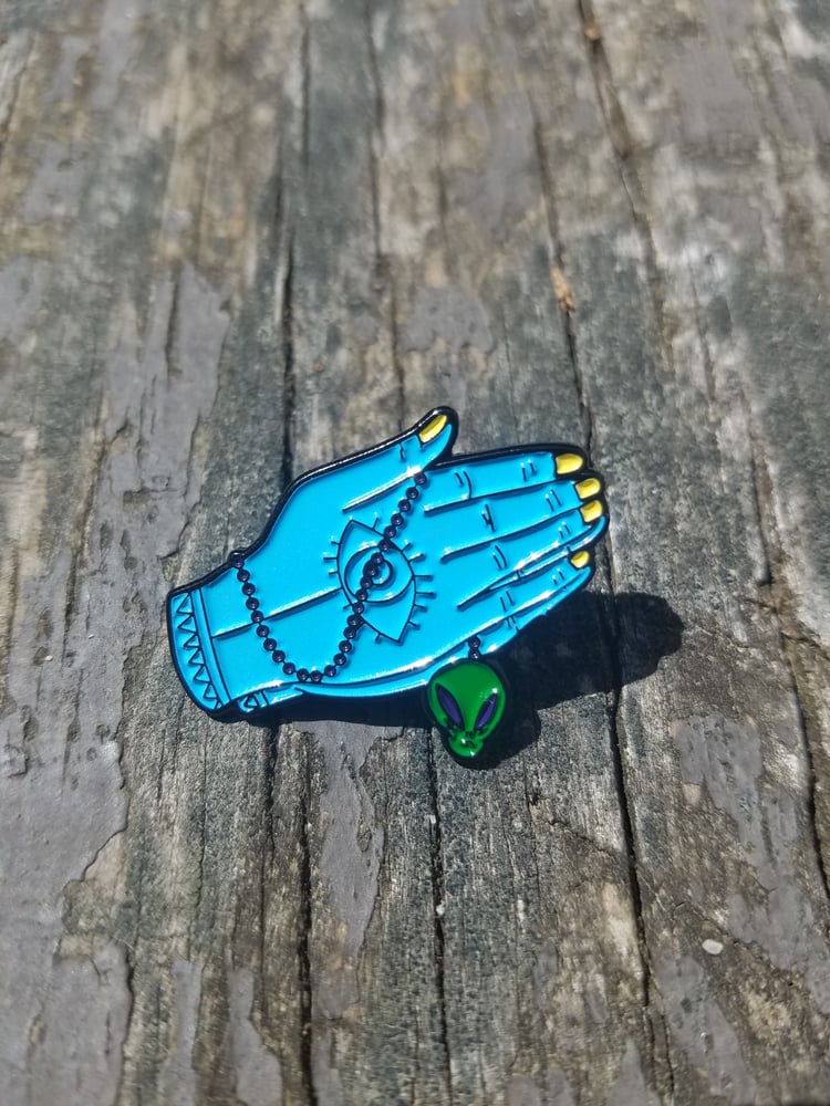 Image of Alien Prayer Pin