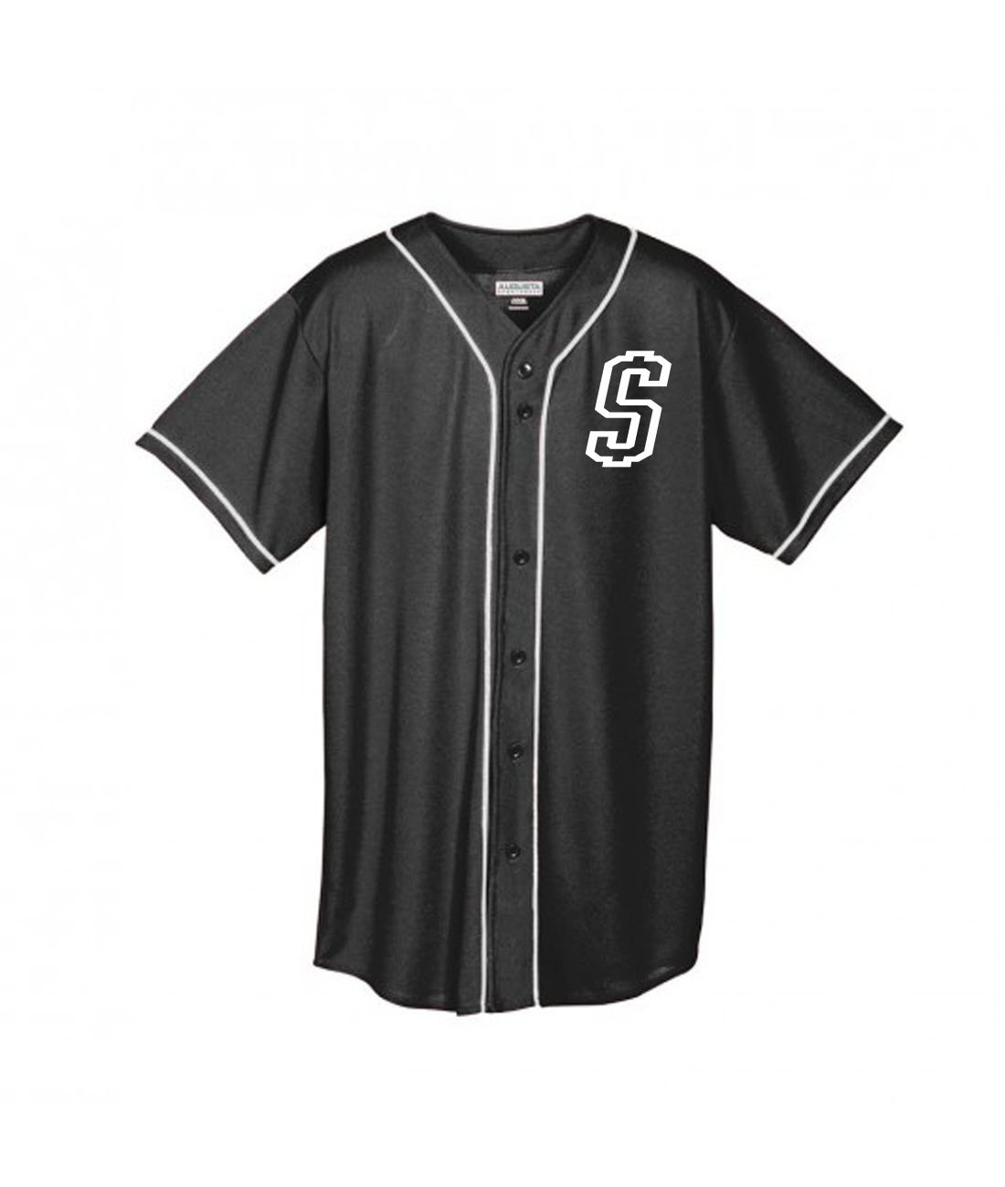 Image of $ Baseball Jersey (Black)