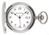 Dueber Pocket Watch, Swiss Made Movement, High Polished Chrome Plated Steel Case 312-110