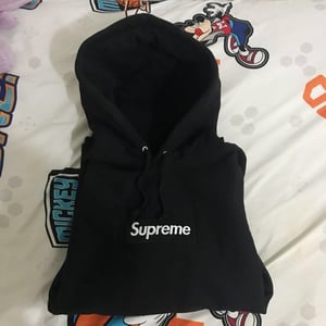 Image of Supreme Box Logo Hoodie Black L