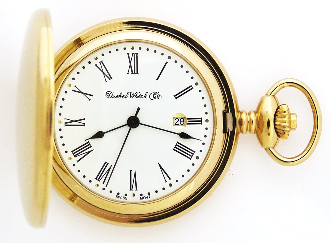 Dueber pocket watch on sale case