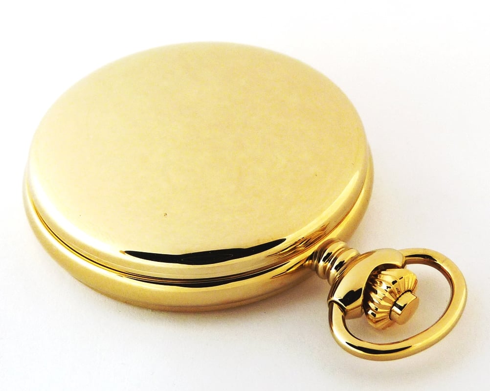 Dueber Yellow Gold Plated Stainless Steel Sport Chain Pocket Watch Chain  with Spring Ring 548G