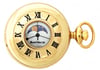 Dueber Pocket Watch, Genuine Mother of Pearl Dial, with Moon Phase, Gold Plated Steel Case 442-241