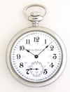 Dueber Pocket Watch, Swiss Mechanical Movement “Special Railway” 24 Hour Montgomery Dial SR5