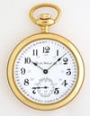 Dueber Pocket Watch, Swiss Mechanical Movement “Special Railway” 24 Hour Montgomery Dial, SR7