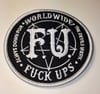 WORLD WIDE FUCK UPS CIRCLE PATCH