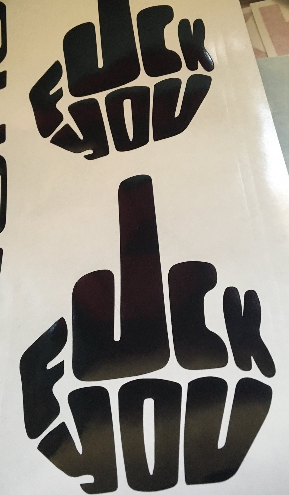 FUCK IT middle fingar 中指 fuck you フィギュア