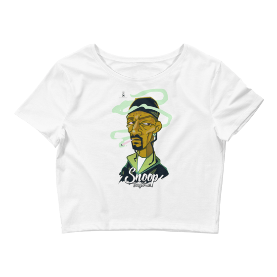 Image of SNOOP TAUGHT ME - Women's Crop Top