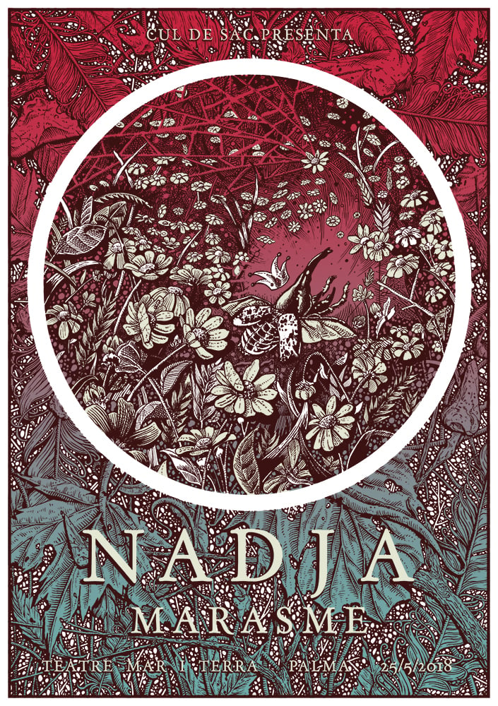 Image of NADJA 'Between the leaves' WHITE