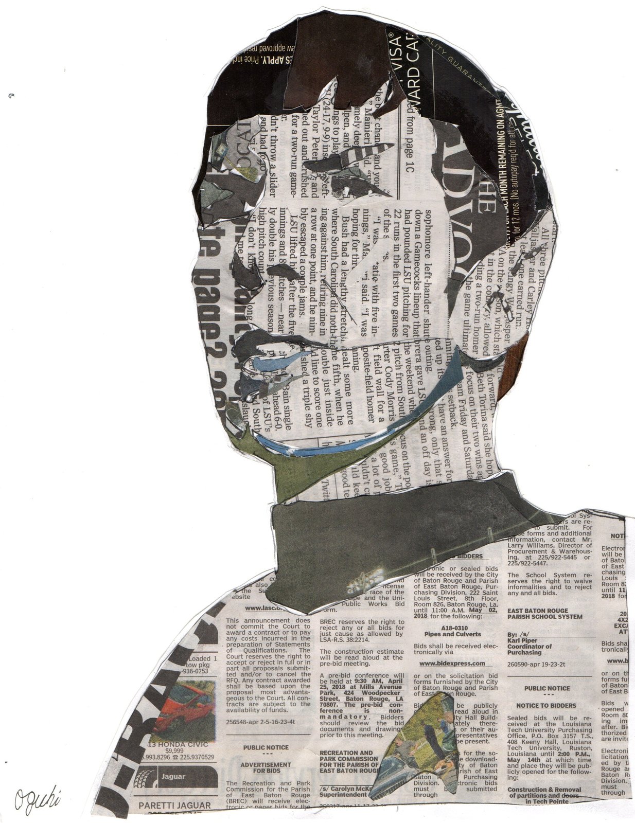 Paper store Portrait Collage-f190