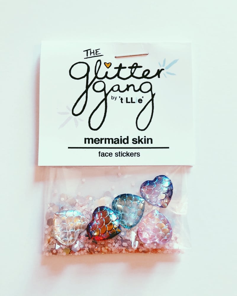 Image of The Glitter Gang Facial Stickers - Mermaid Skin