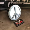 Peace Sign Hitch Cover - Two Layer