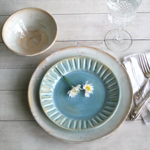 Image of Wedding Registry, Custom Dinnerware Place Setting, Handcrafted Stoneware, Made in USA