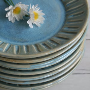 Image of Wedding Registry, Custom Dinnerware Place Setting, Handcrafted Stoneware, Made in USA