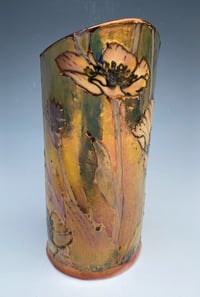 Image 5 of "Greater spearwort” flambé lustre vase