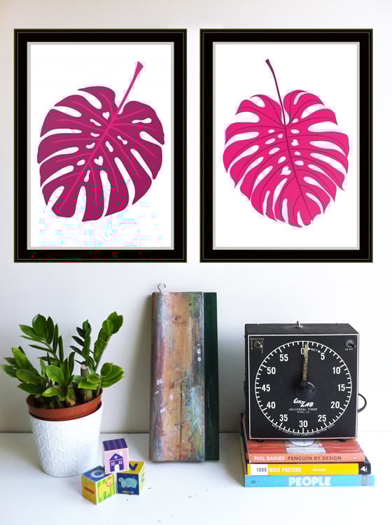 Image of Leaves Like Us Silkscreen Print Set